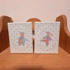 Lynn Hollyn Toyland Ceramic bookends